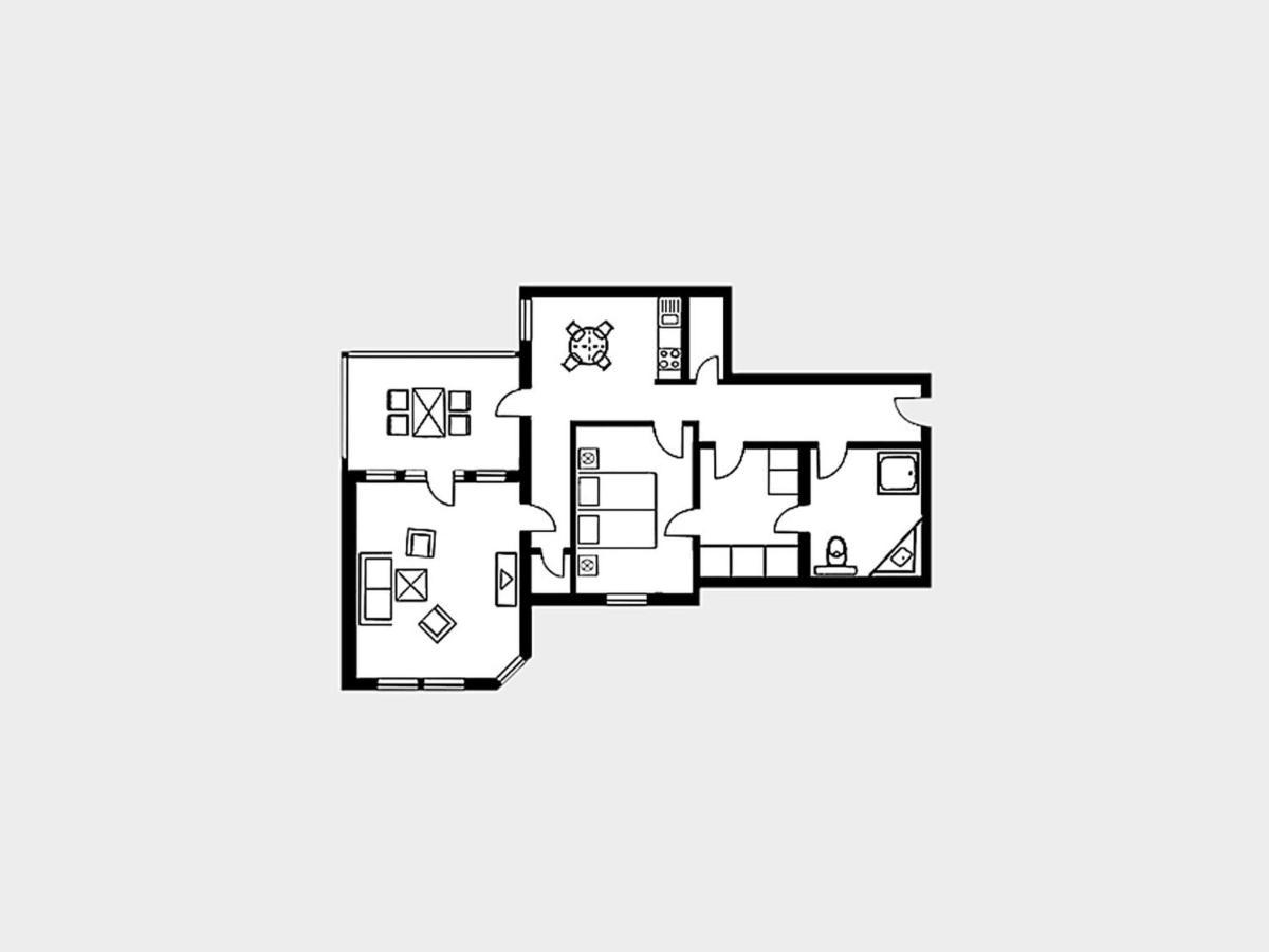 Strandvillen Binz - Ferienwohnung Mit Meerblick, 1 Schlafzimmer, Sauna Und Balkon Sv-712 Εξωτερικό φωτογραφία